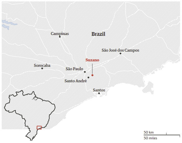 brazil suzano map