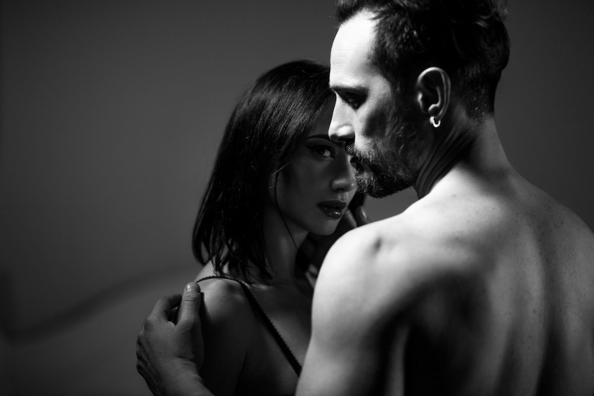 Click to enlarge sexy couple b&w