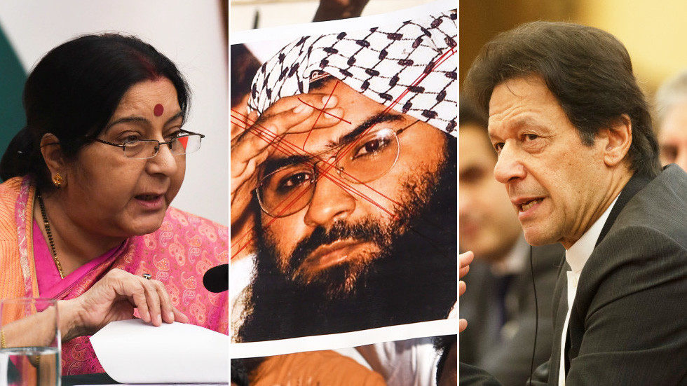 Click to enlarge Sushma Swaraj Masood Azhar Imran Khan