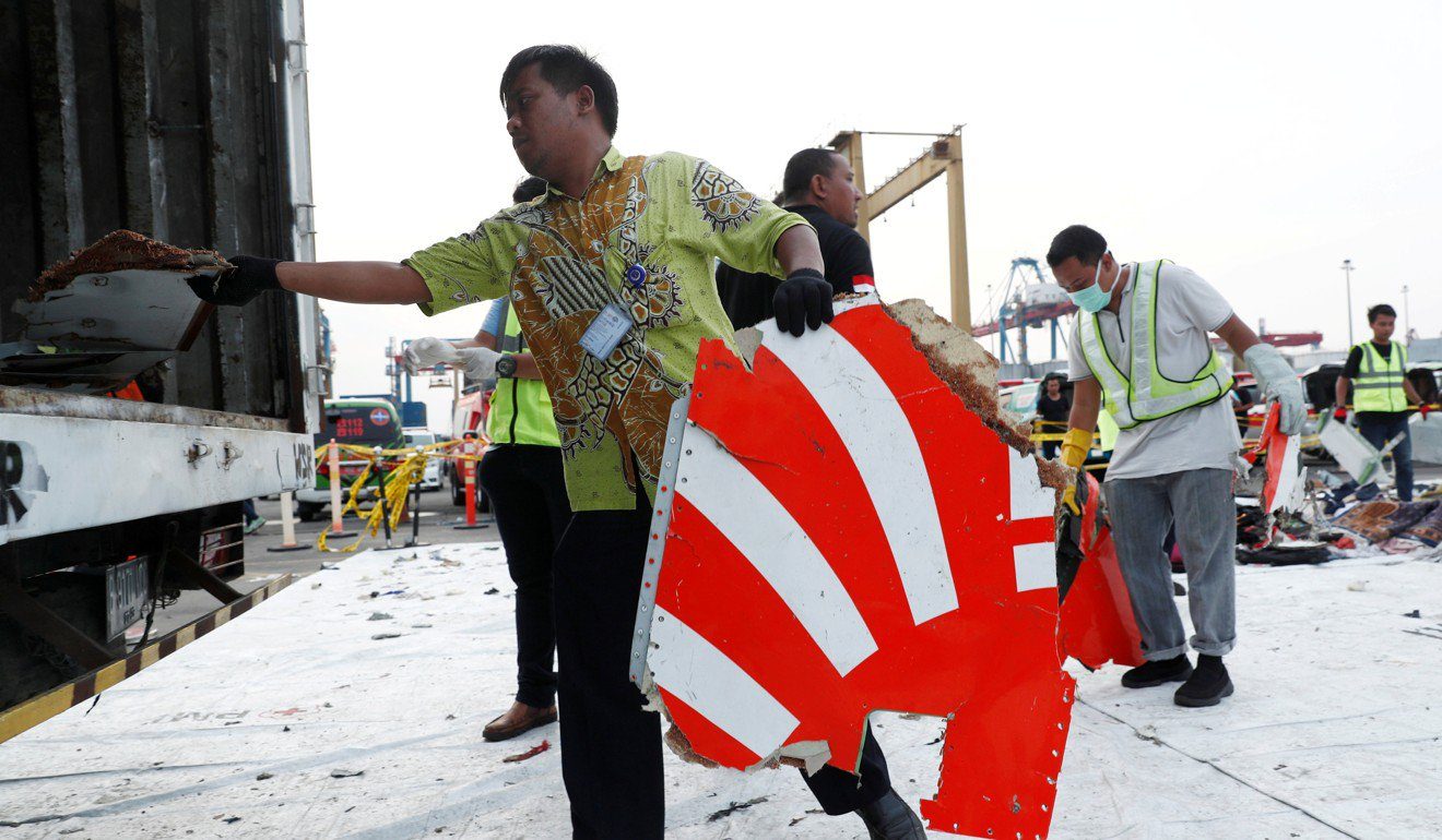 Click to enlarge Lion Air flight JT610
