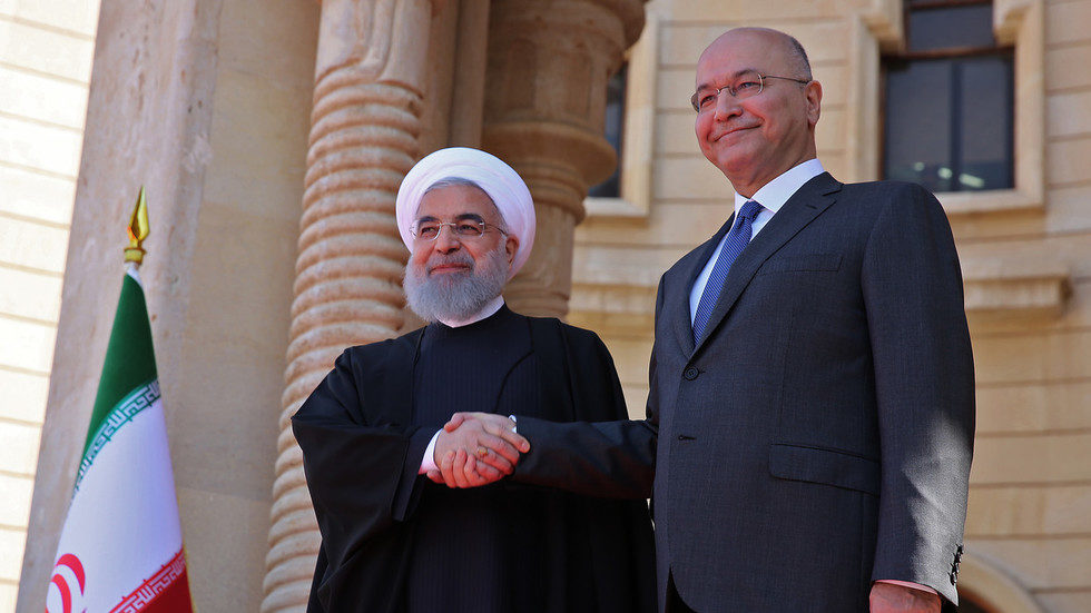 Hassan Rouhani and Barham Salih