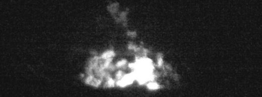 Eruption of Bezymianny volcano at 17:29 UTC on March 15, 2019