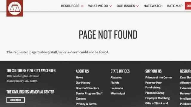 Southern Poverty Law Center Morris Dees