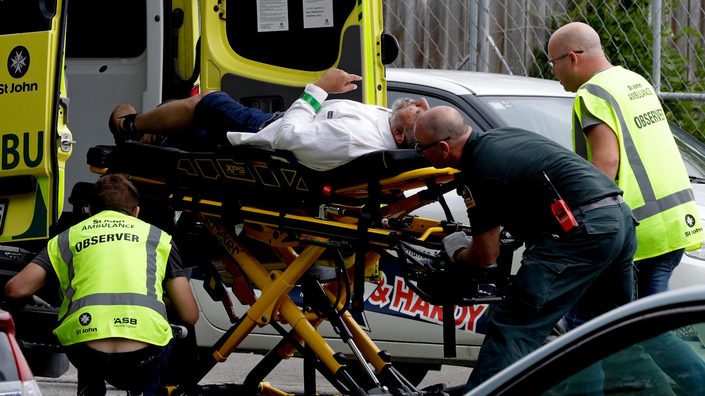 Click to enlarge Christchurch shooting casualty