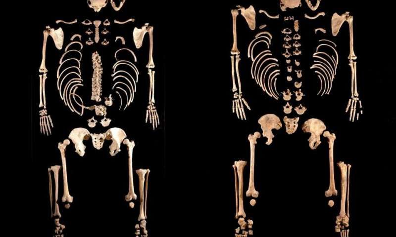 Click to enlarge La Braña 1 and 2 Mesolithic hunter-gatherers