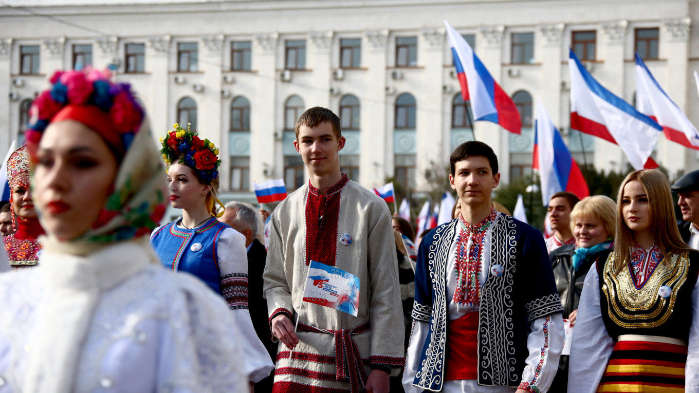 Simferopol Crimea anniversary