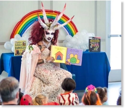 Click to enlarge drag queen story time