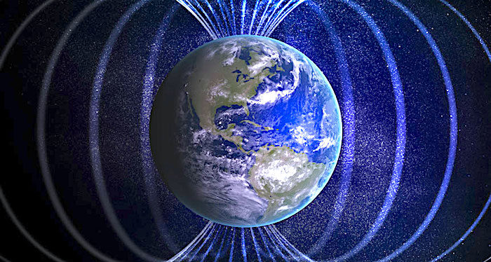 Click to enlarge Earth magnet field
