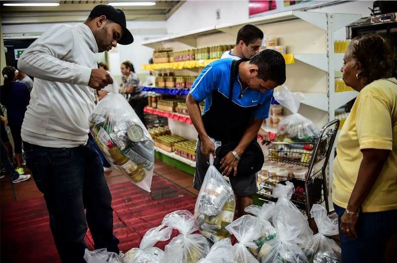 Clap food distribution venezuela