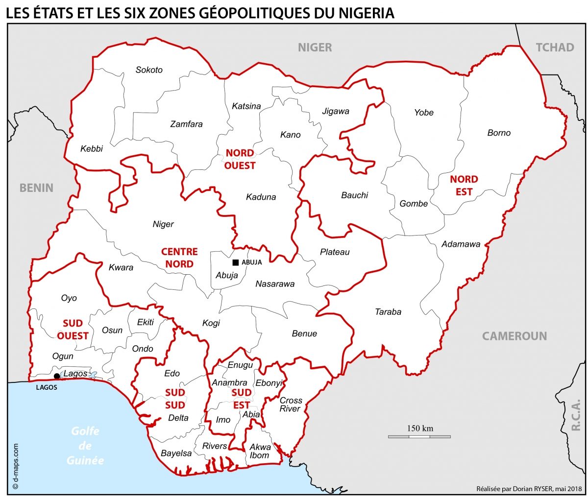 Nigeria map