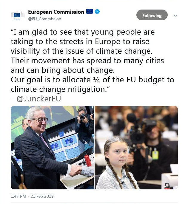 Juncker tweet