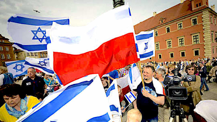 Holocaust march Warsaw