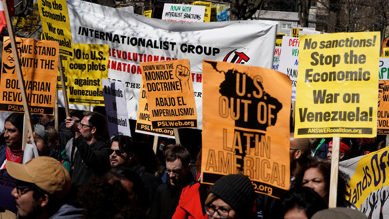 Click to enlarge hands off venezuela