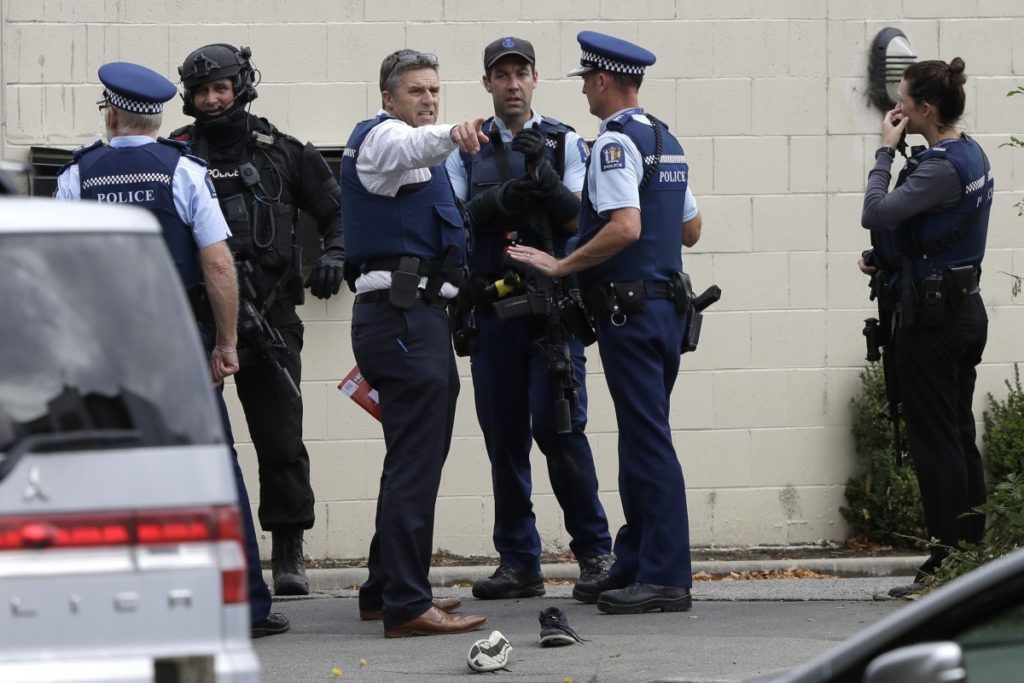 new zealand police mosque shooting