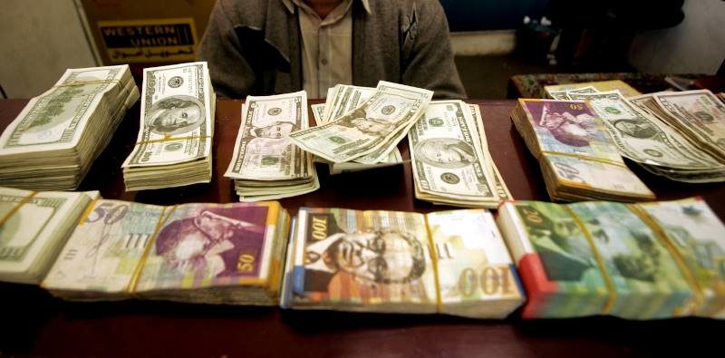 dollars shekals israel us