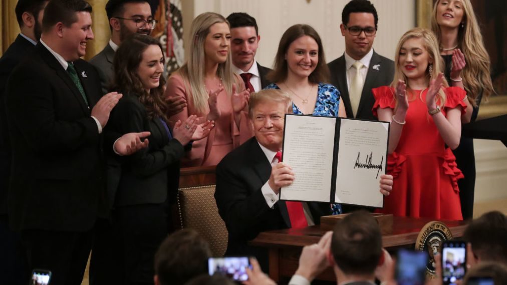 Trump College free speech executive order