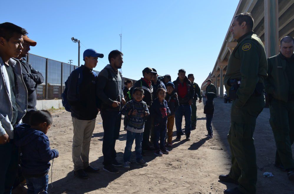 Click to enlarge Migrants US border El Paso