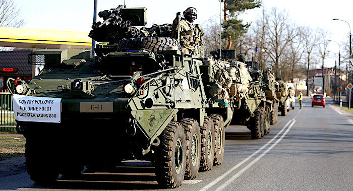 Click to enlarge US convoy