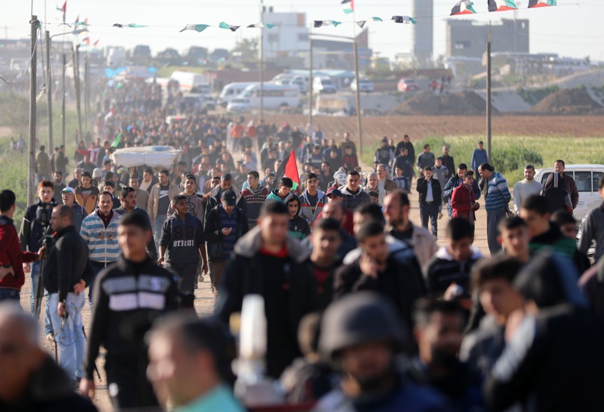 march of return protest Gaza