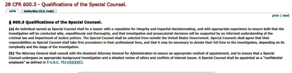 Click to enlarge rules special council appointment Mueller