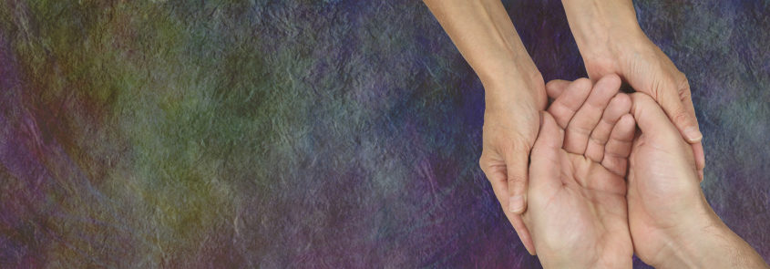 holding hand