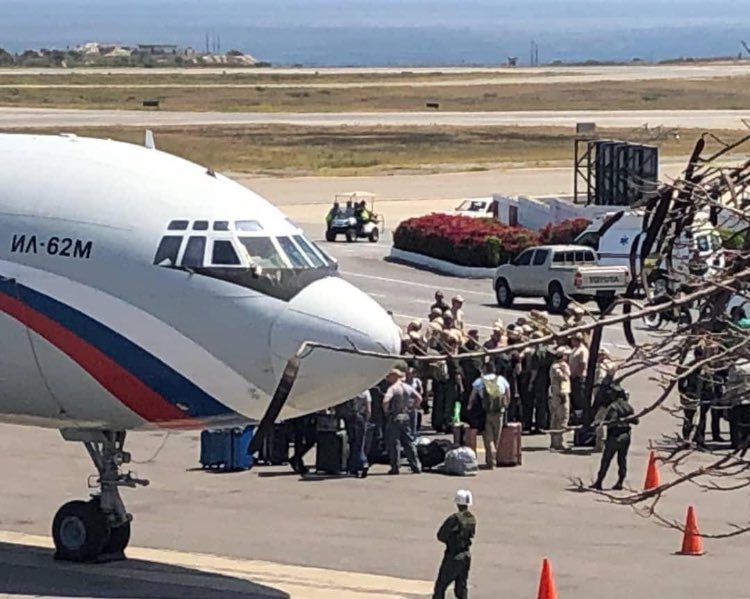 Click to enlarge Russian soldiers in Venezuela