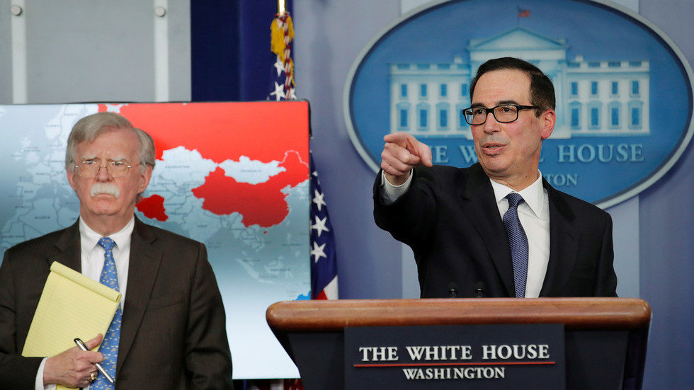 Click to enlarge Steven Mnuchin John Bolton