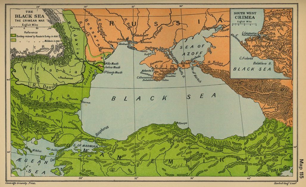 Click to enlarge black sea map