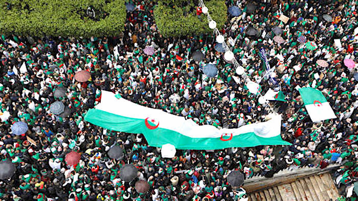 Algerian crowd