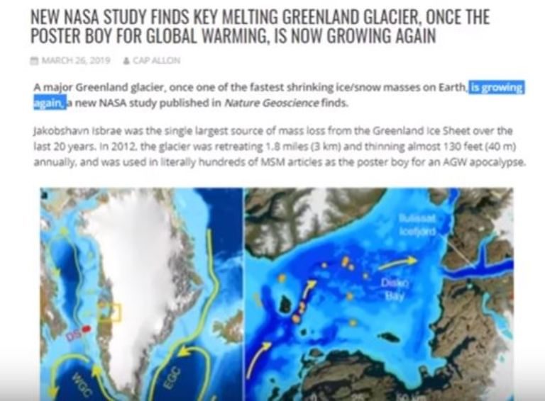 Greenland glacier