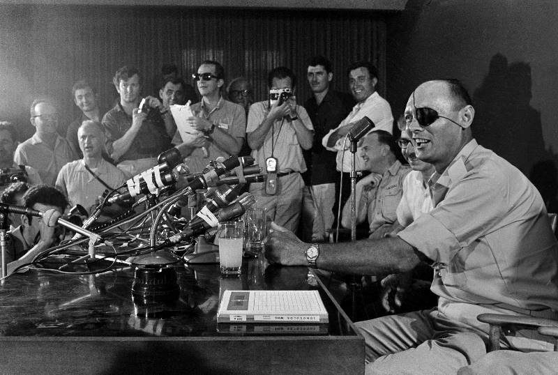 Click to enlarge Moshe Dayan six day war Israel