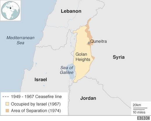 Click to enlarge Golan heights borders