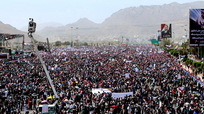 Click to enlarge Demonstration Sanaa