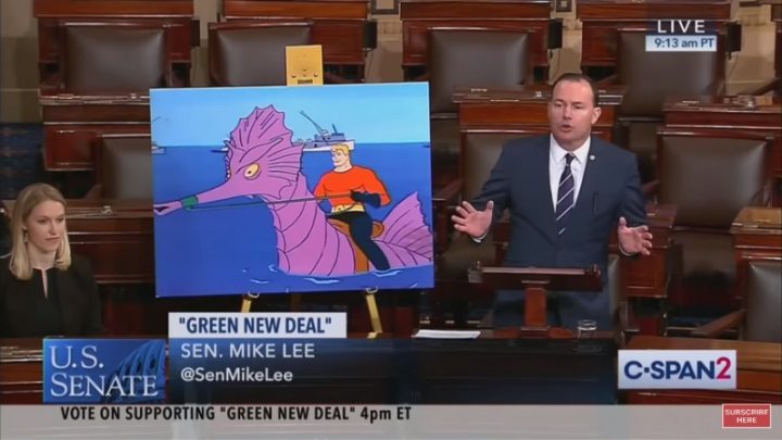 sen. mike lee green new deal