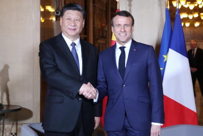 macron and xi jinping