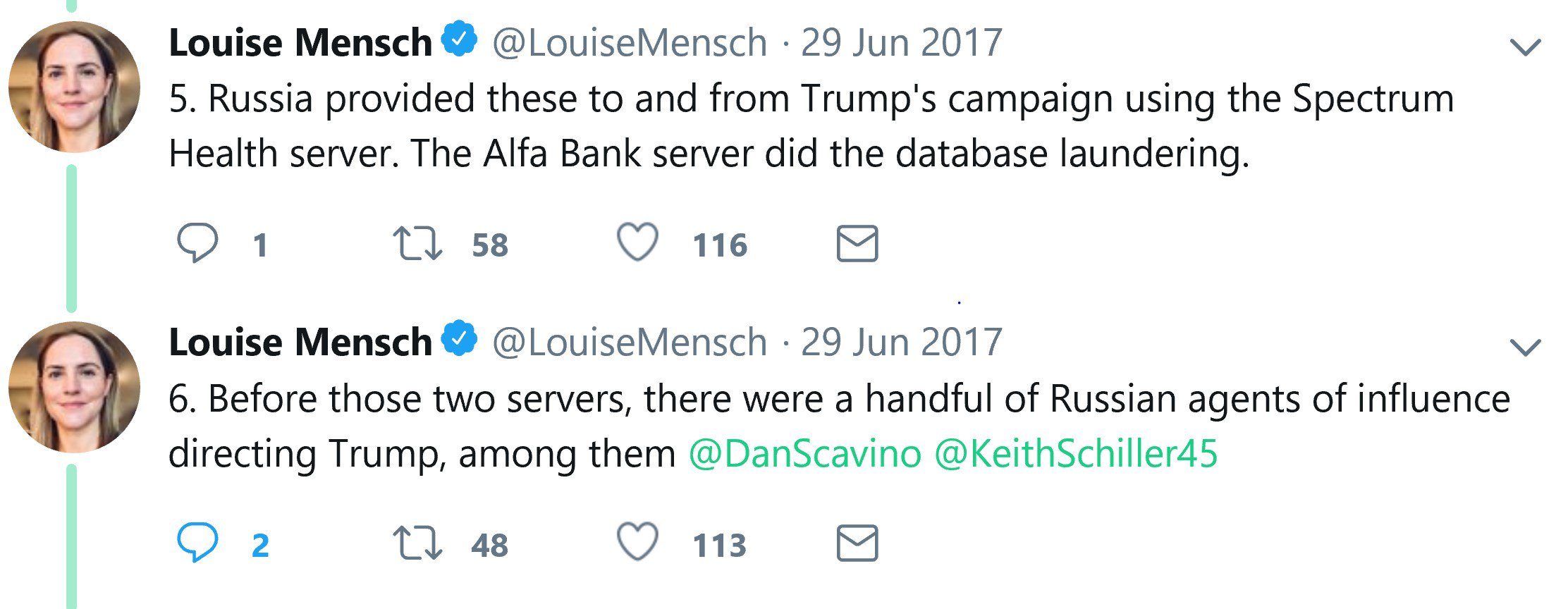 Click to enlarge russia collusion tweets