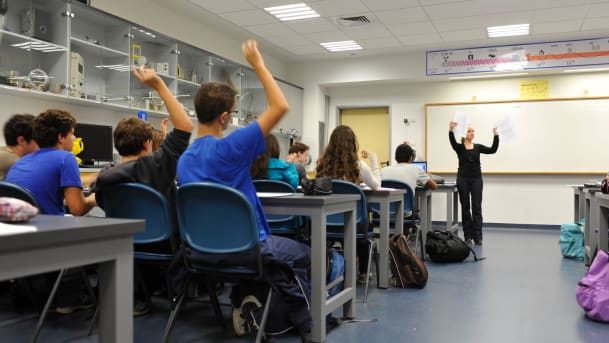 high school class