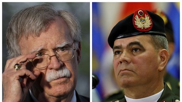 Click to enlarge John Bolton and Vladimir Padrino