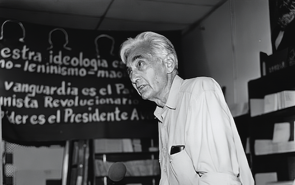 Click to enlarge Howard Zinn Los Angeles CA 2000.