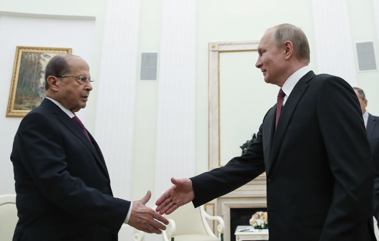 lebanon president aoun Prtin