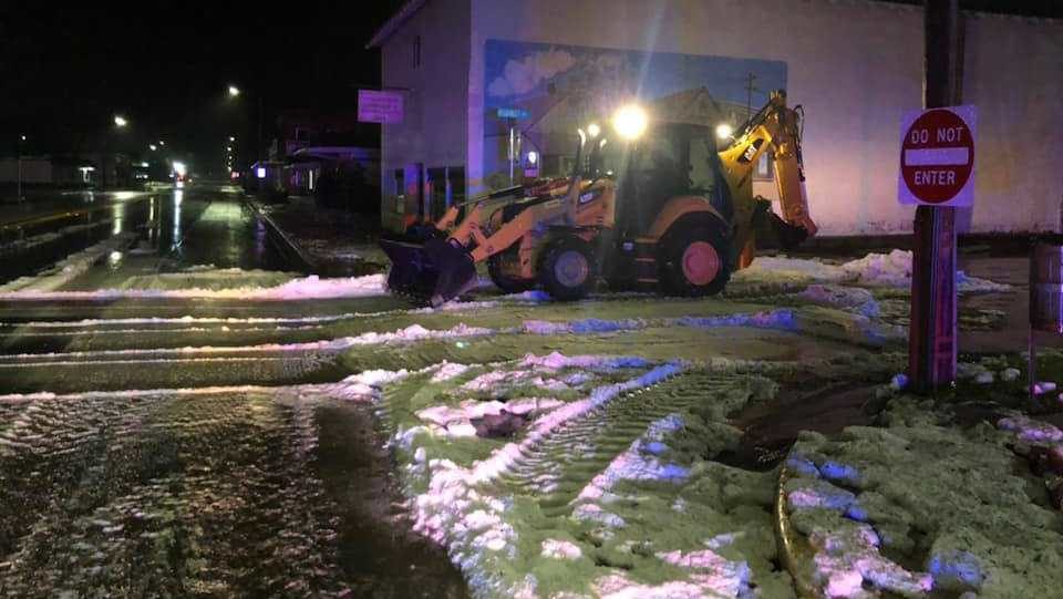 Florida town wakes up to piles of hail