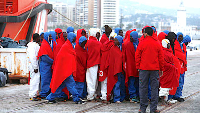 Migrants spain