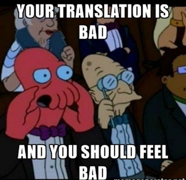 bad translation