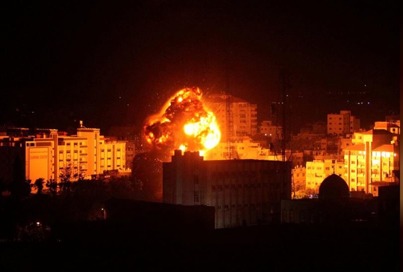 Click to enlarge israel bombs gaza march 2019