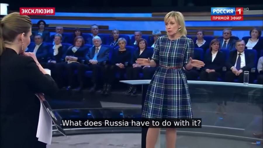 Maria Zakharova Russiagate