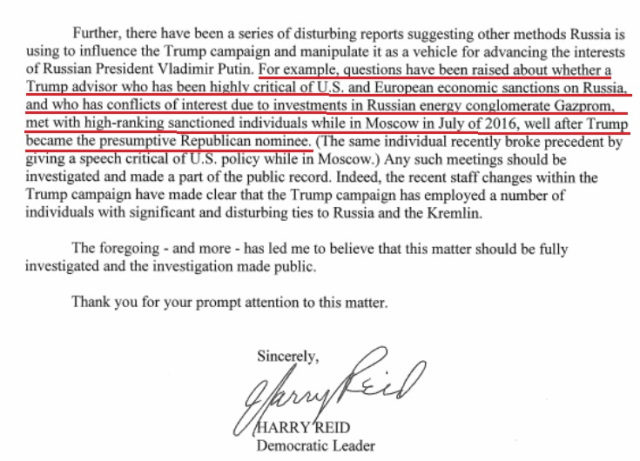 Click to enlarge harry reid dossier letter russia collusion