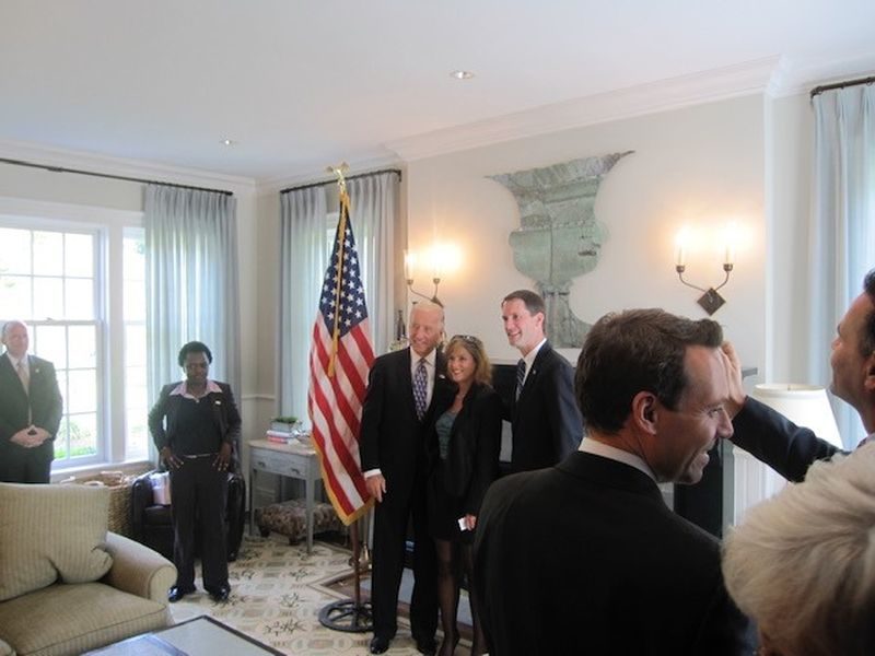 biden himes fundraiser Connecticut 2009