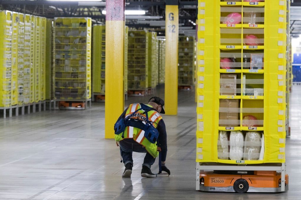 Click to enlarge Amazon fulfillment center
