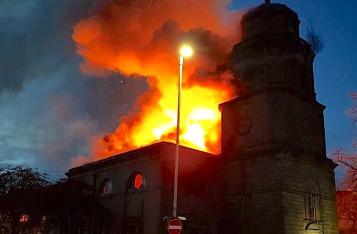 church fire