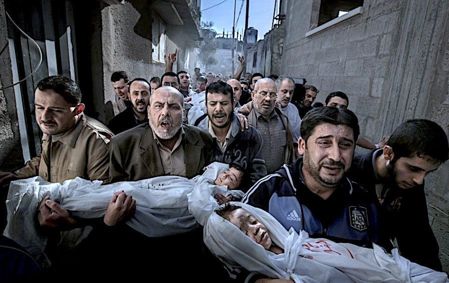 Click to enlarge Palestinian funeral